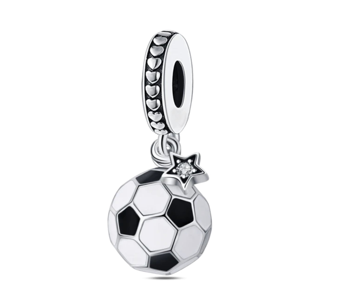 925 Football Charm