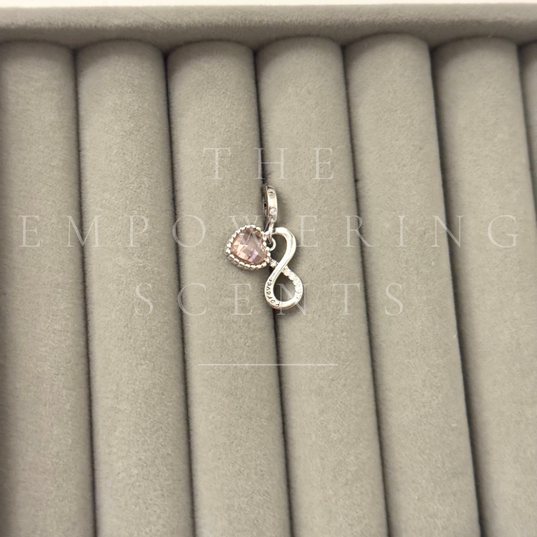 925 Infinity Heart Charm