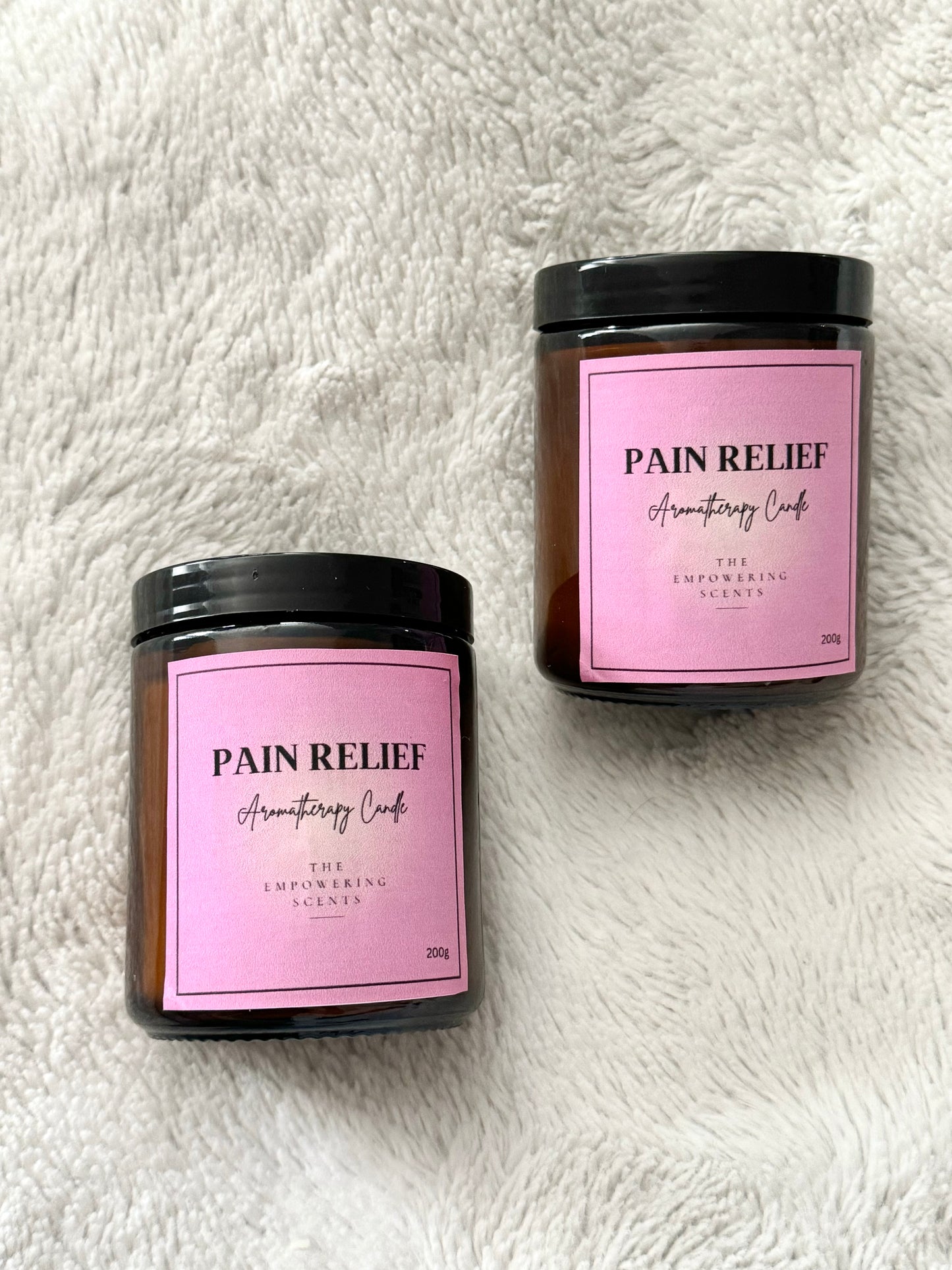 Pain Relief Aromatherapy Candle