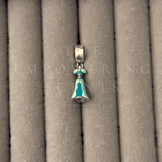 925 Green Dress Charm