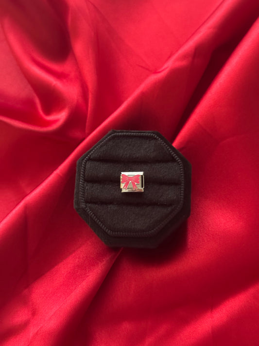 Pink Bow Italian Charm