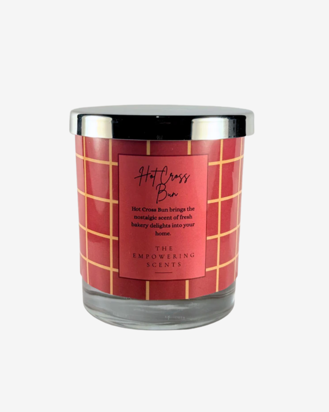 Hot Cross Bun Candle