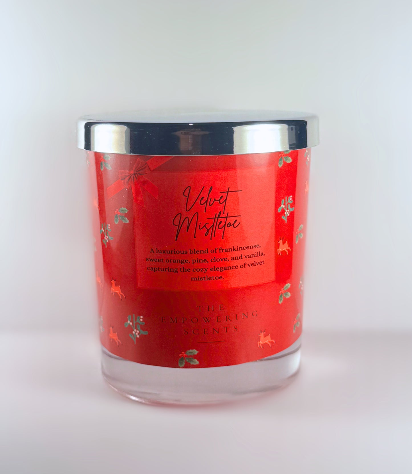 Velvet Mistletoe Candle