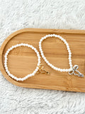 Bow Vegan Pearl Bracelet