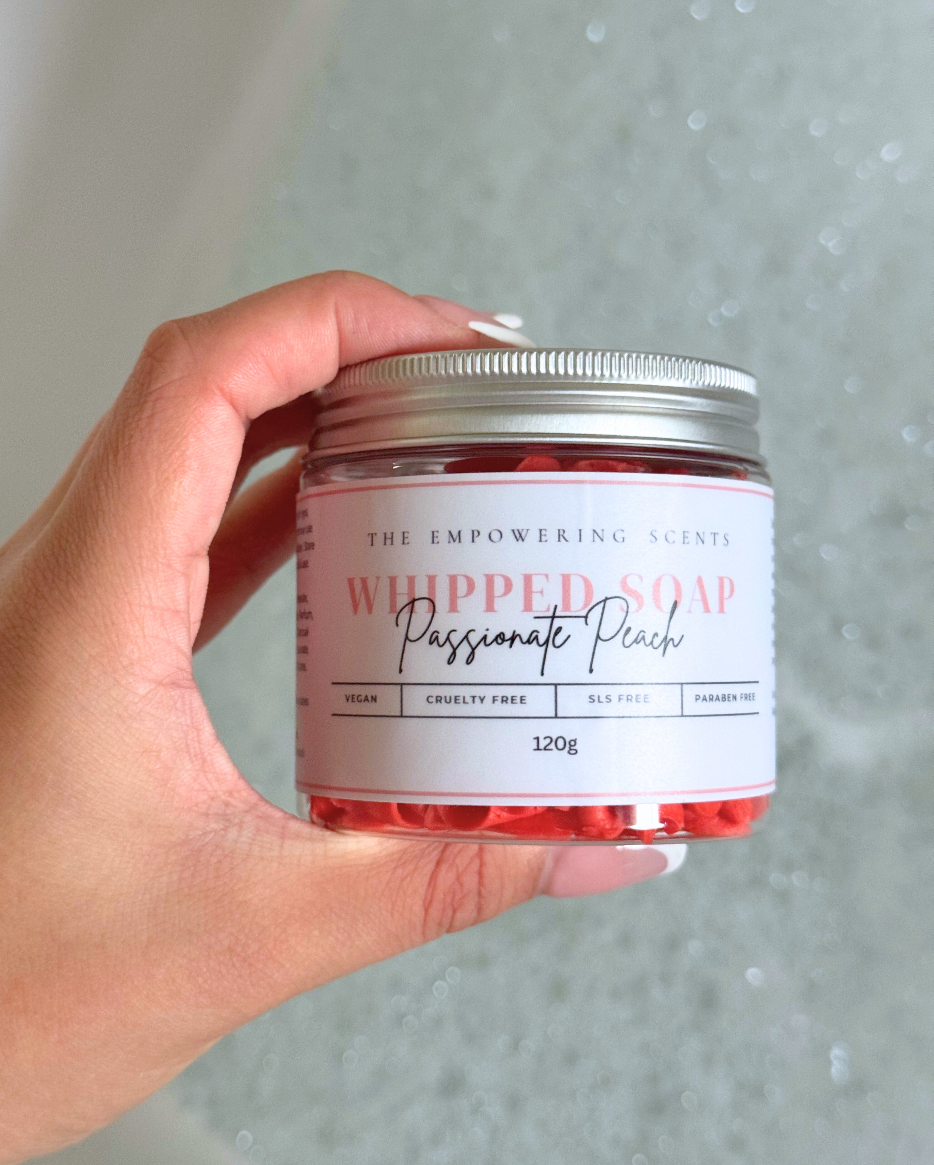 Passionate Peach Whipped Soap