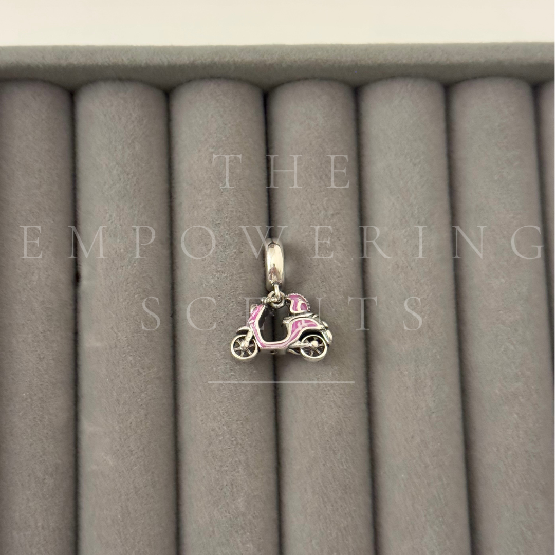 925 Motorbike Charm