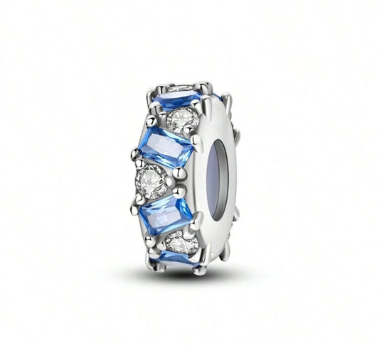 Blue Spacer Charm