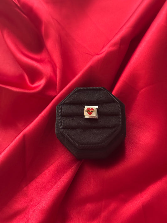 Heart ‘Forever’ Italian Charm