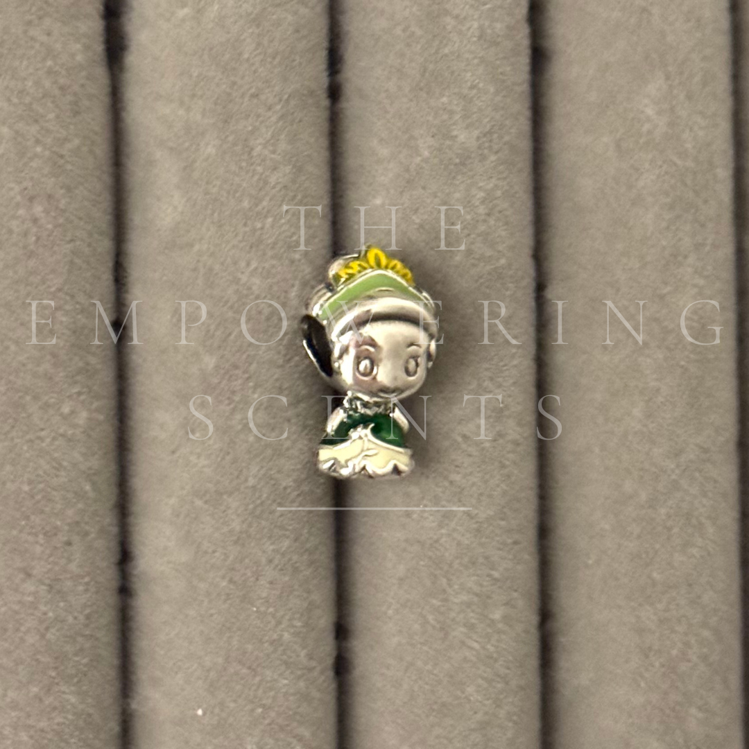 925 Green Princess Charm