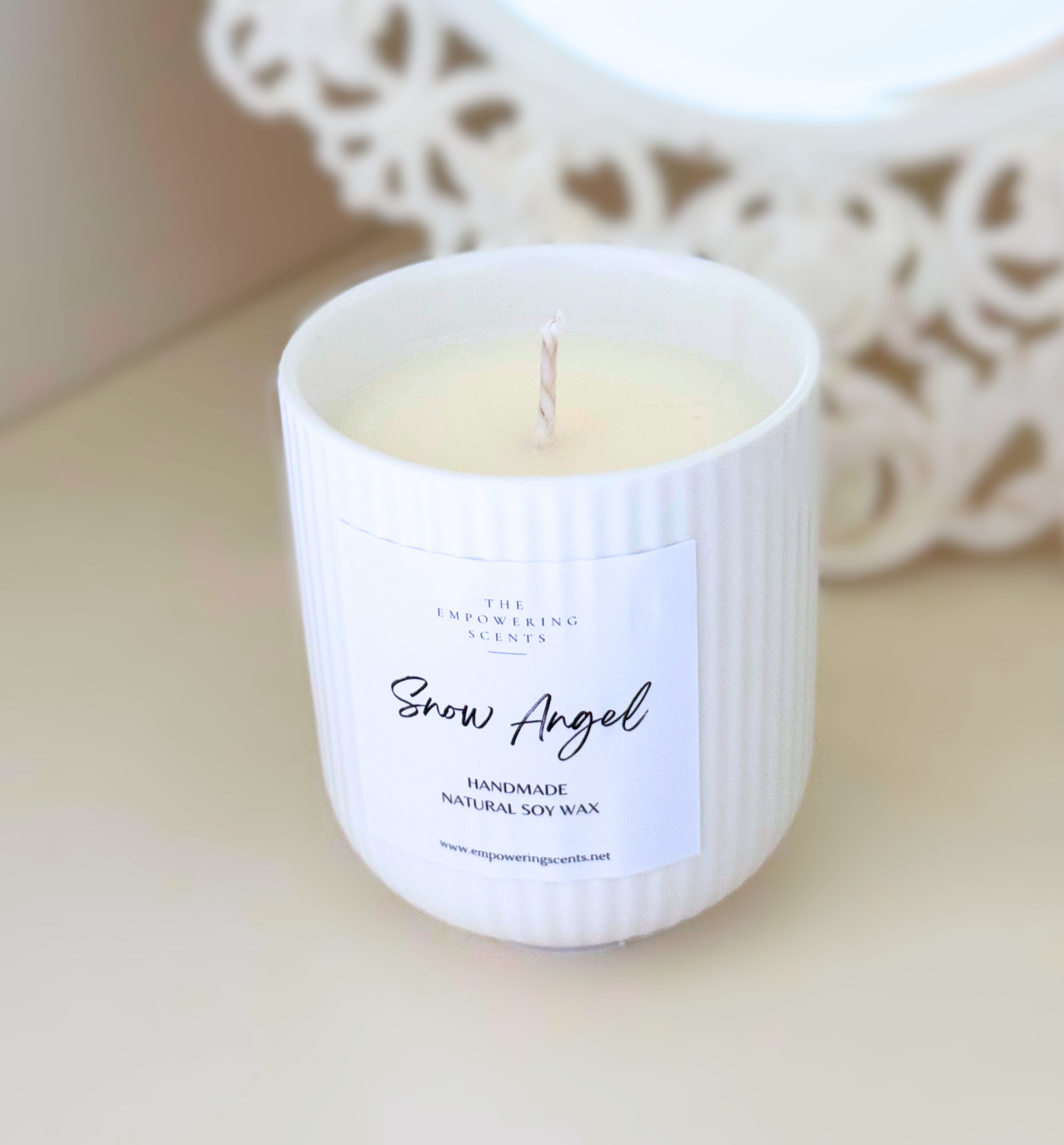 Snow Angel Candle