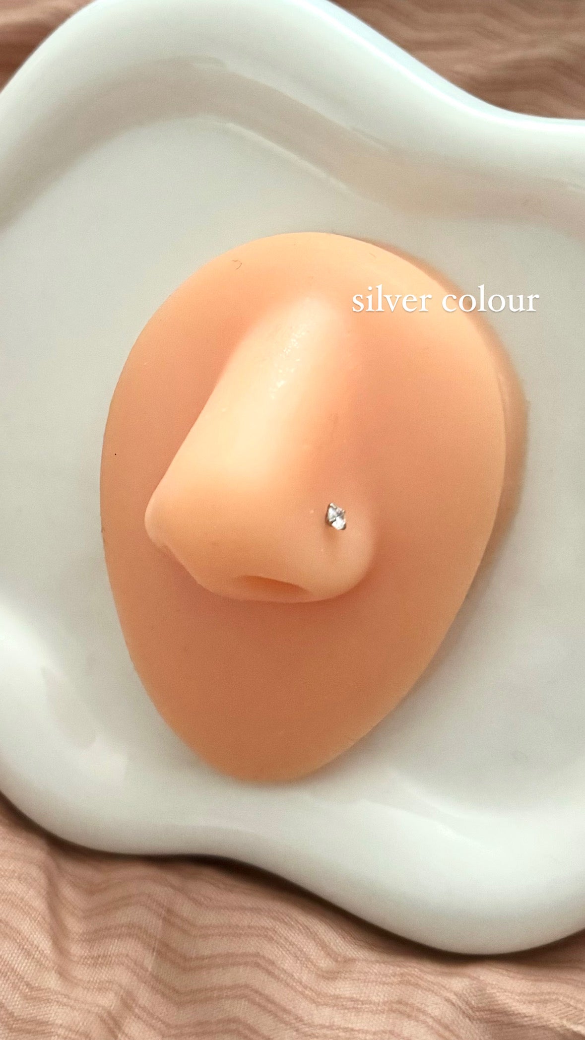 Dimanté Nose Studs