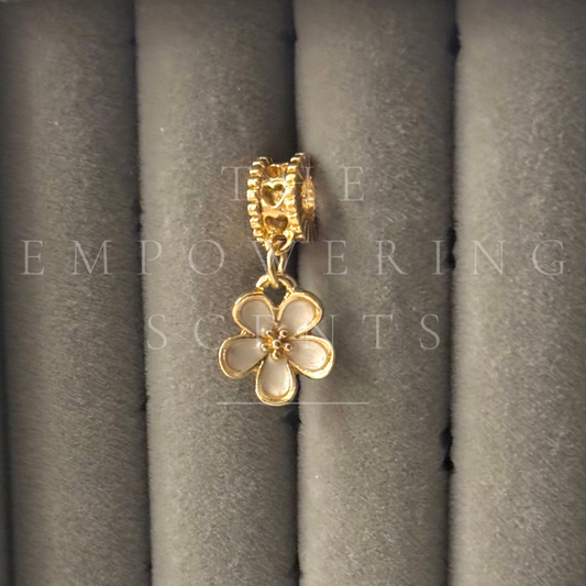 Gold Flower Charm