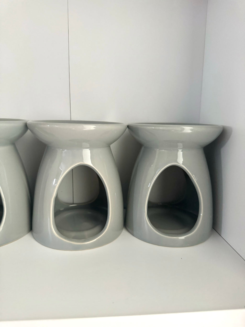 Large Grey Wax Burner