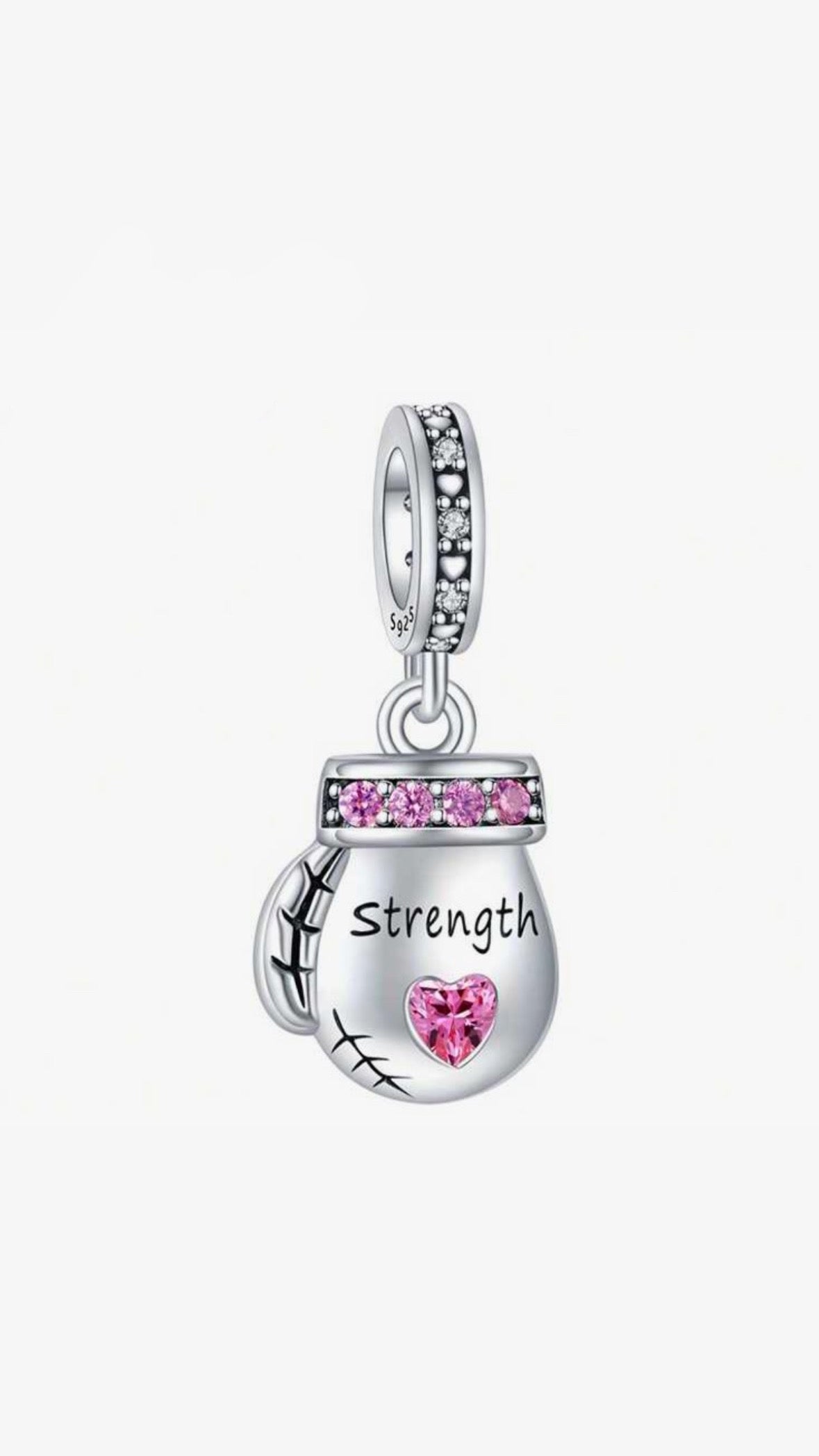 925 Boxing Glove Charm