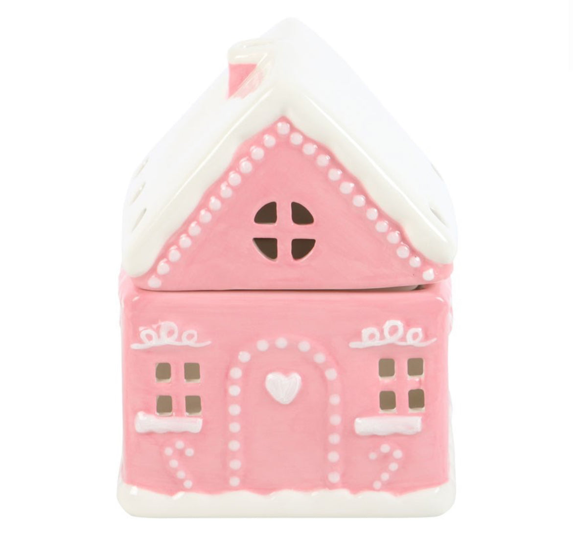 Pink Gingerbread House Wax Burner