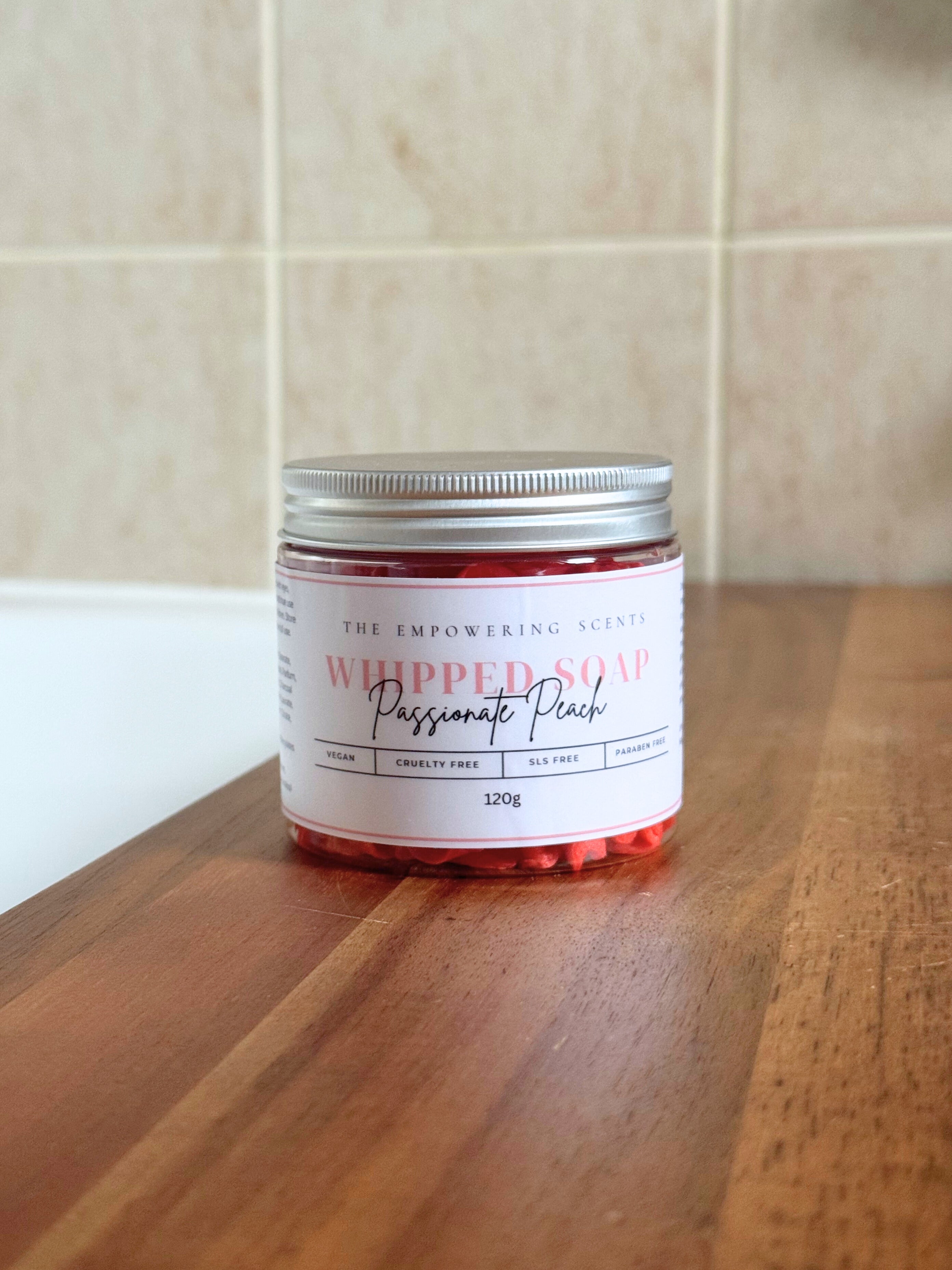 Passionate Peach Whipped Soap