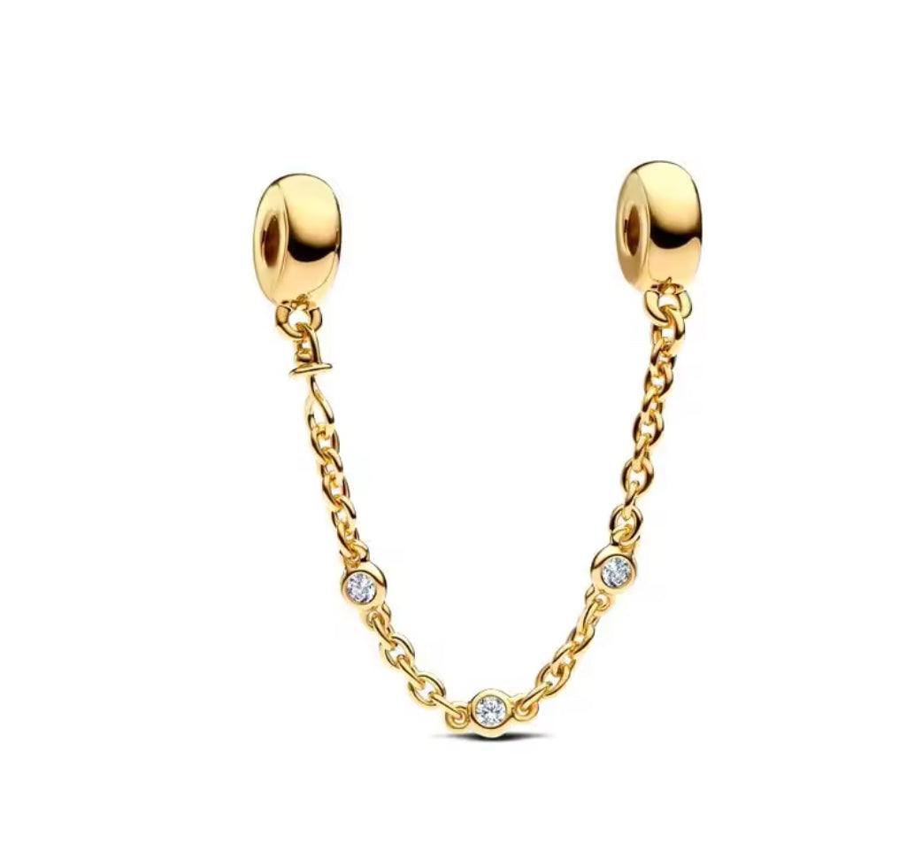 Gold Diamanté Charm