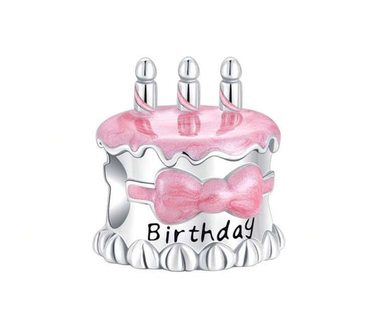 925 Birthday Cake Charm