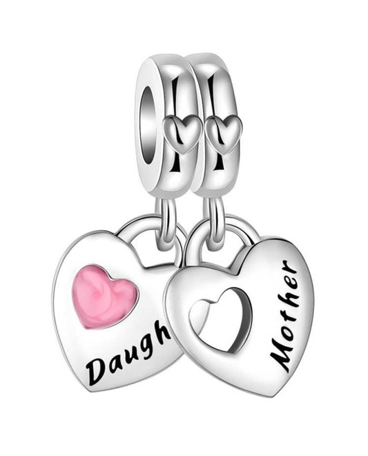 925 Mother & Daughter Charm