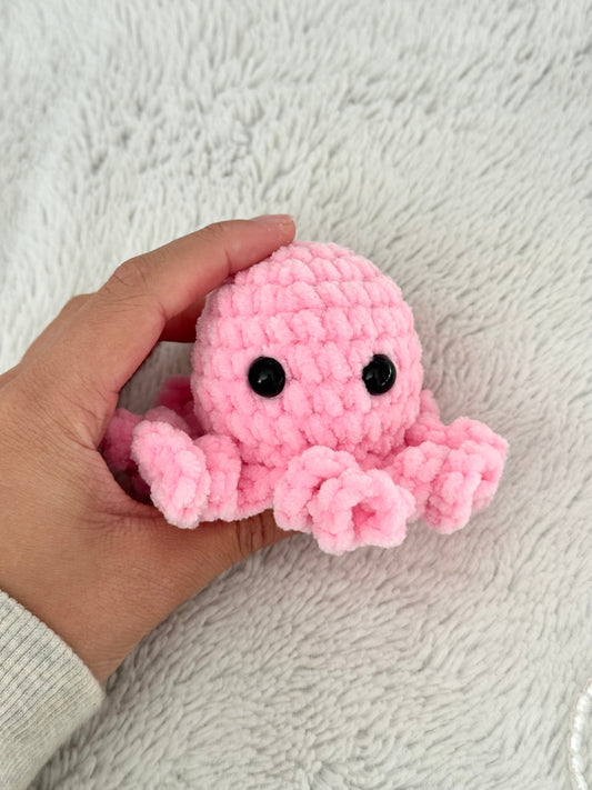 Pink Octopus Crochet