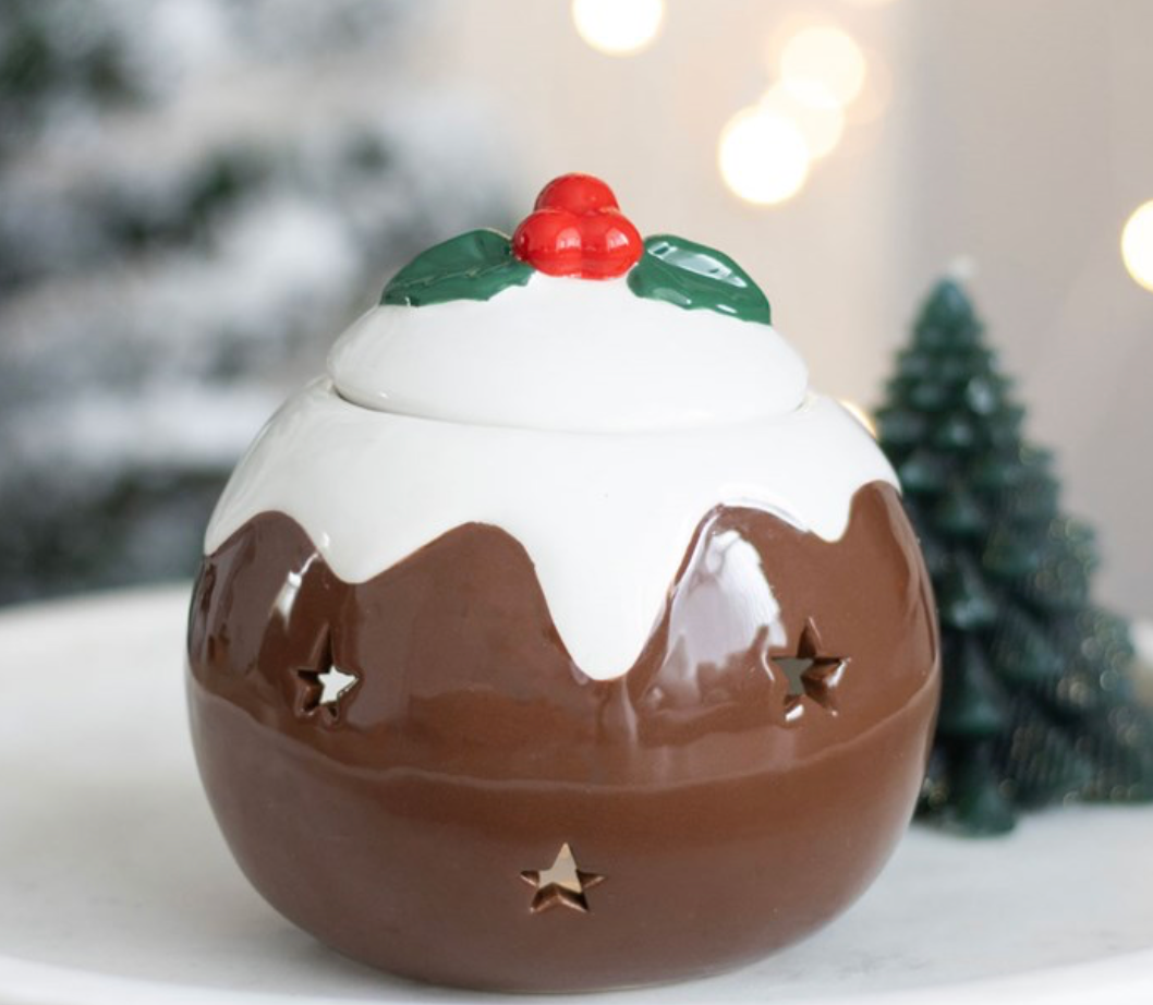 Christmas Pudding Wax Burner