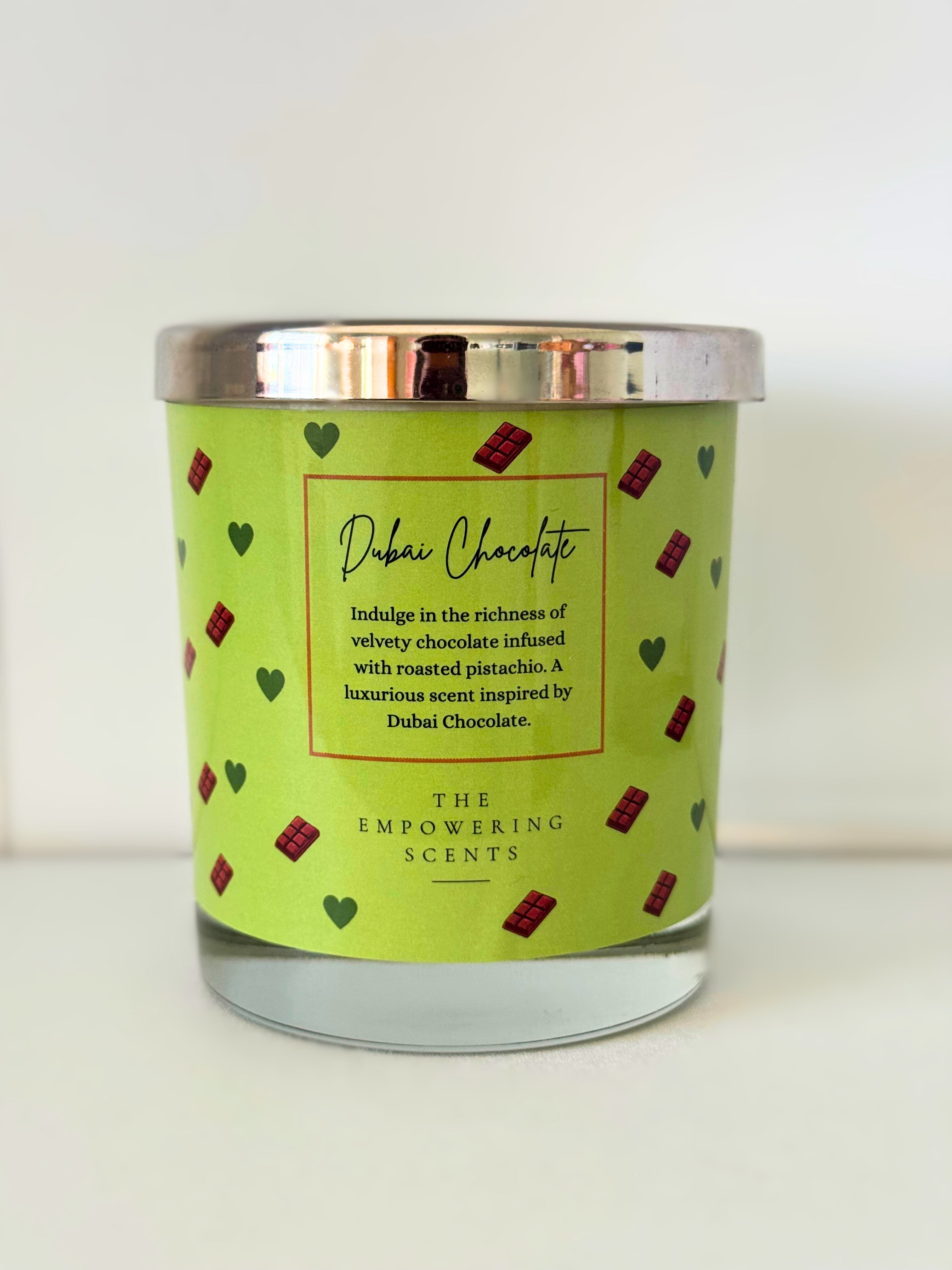 Dubai Chocolate Candle