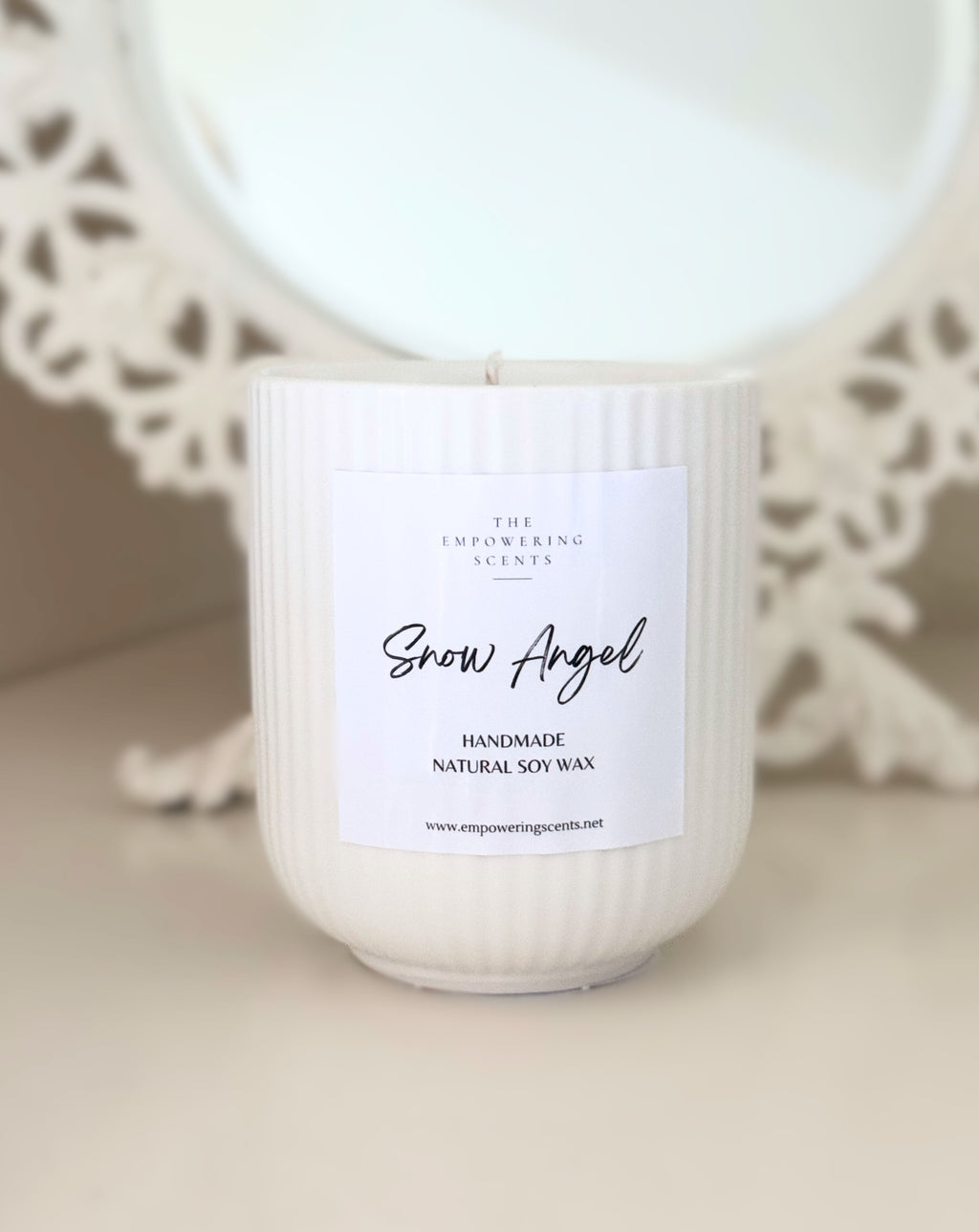 Snow Angel Candle